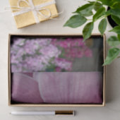 Lila Orchidee und Gartenfarben Seidenpapier (Geschenk)