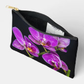 Lila Orchidee Zubehörtasche (Offen)