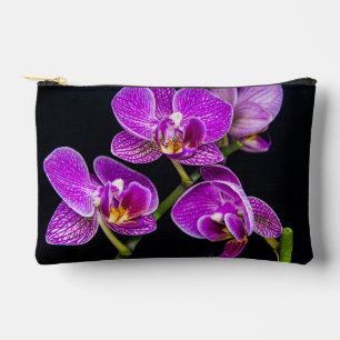 Lila Orchidee Zubehörtasche