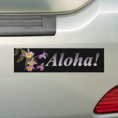 Lila Orchideen - Aloha Autoaufkleber (Auf Auto)