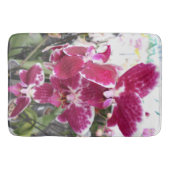Lila Orchideen Badematte (Vorderseite)