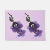 Lila Orchideen-Blume, Fußmatte (Vorderseite)