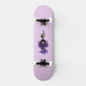 Lila Orchideen-Blume, Skateboard (Vorderseite)