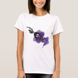 Lila Orchideen-Blume T-Shirt