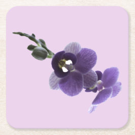 Lila Orchideen-Blume, Untersetzer