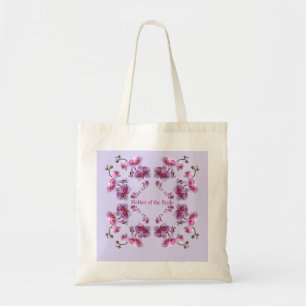 Lila Orchideen Hochzeitstasche mit individuellem T Tragetasche