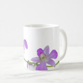 Lila Orchideen Kaffeetasse (VorderseiteRechts)