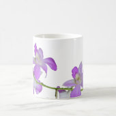Lila Orchideen Kaffeetasse (Mittel)