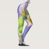 Lila Orchideen Leggings (Rechts)