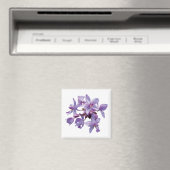 Lila Orchideen Magnet (In Situ (Geschirrspüler))