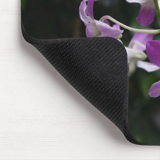 Lila Orchideen Mousepad (Ecke)