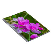 Lila Orchideen Notizblock (Rechte Seite)