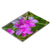 Lila Orchideen Notizblock (Linke Seite)