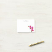 Lila Orchideen-Post-it-Notizen Post-it Klebezettel (Auf Schreibtisch)