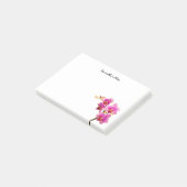 Lila Orchideen-Post-it-Notizen Post-it Klebezettel (angewinkelt)