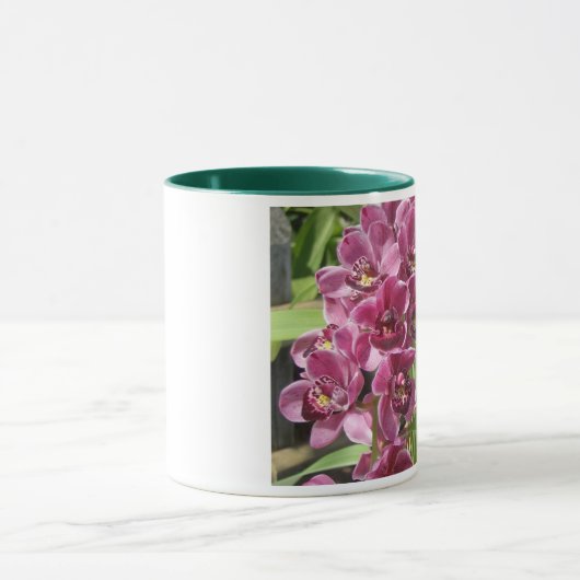 lila Orchideen Tasse (Zentrum)