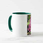 lila Orchideen Tasse (Vorderseite Links)