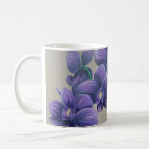 Lila Orchideen-Tasse Kaffeetasse