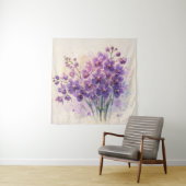 Lila Orchideen Wandteppich (Beispiel)