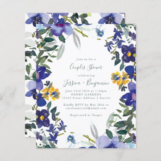 Lila Orchideendusche (Vorne/Hinten)