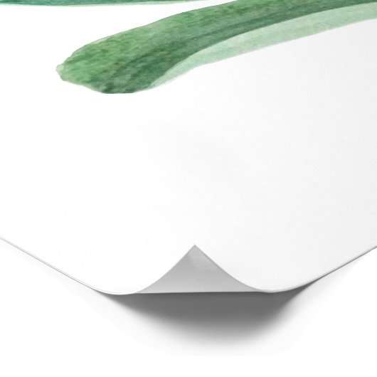 lila Orchideenfarbe Poster (Ecke)