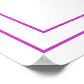 Lila Orchideenfotografie Poster (Ecke)