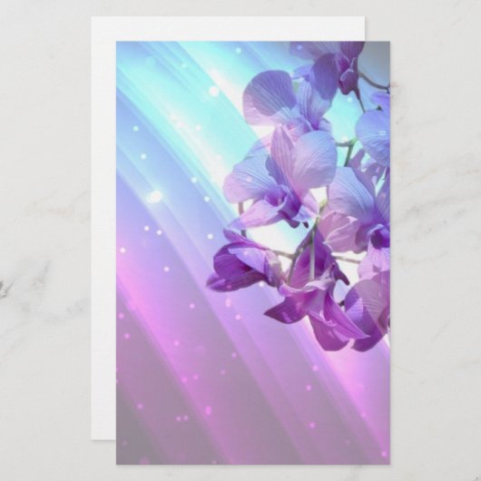 lila Orchideenhochzeit (Vorne/Hinten)