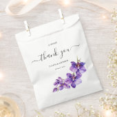 Lila Orchideenhochzeit Geschenktütchen (Ausgeschnitten)
