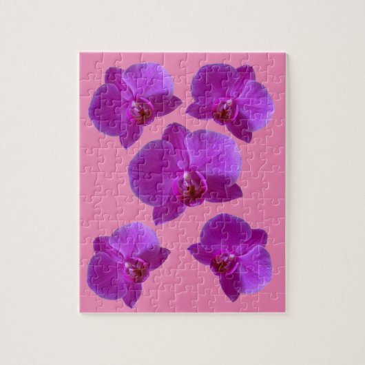 LILA ORCHIDS JIGSAW PUZZLE (Vertikal)