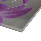 Lila Orchids Kauai Hawaii Schneidebrett (Ecke)