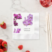 Lila Orchids Napkins Serviette (Beispiel)