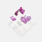 Lila Orchids Napkins Serviette (Ecke)