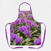 Lila-Orchis-Schürze Schürze (Vorderseite)