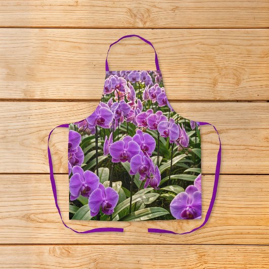 Lila-Orchis-Schürze Schürze