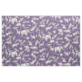 lila Origami-Tier Stoff (Fat Quarter (45,7 x 55,9 cm))