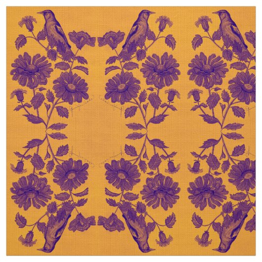 Lila Oriole-Gewebe Stoff (Muster)