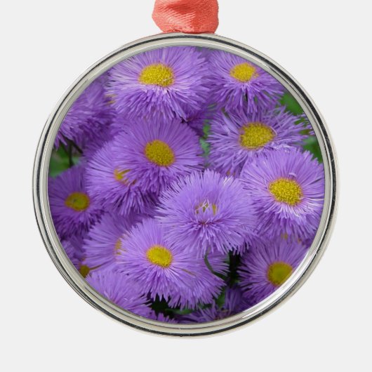Lila Ornament Aus Metall (Vorne)