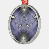Lila-Ornament Ornament Aus Metall (Links)