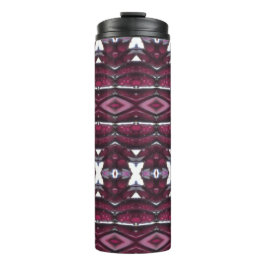 Lila Osteo Ikat Thermosbecher