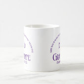 Lila Osteopathisches Studium Kaffeetasse (Mittel)