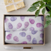 LILA OSTEREIER AUS BLAUEM PLUM SEIDENPAPIER (Geschenk)