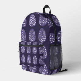 Lila Ostereier Bedruckter Rucksack