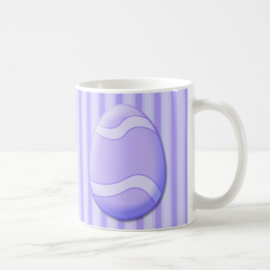 Lila Ostereier-Farbtopf Kaffeetasse (Rechts)