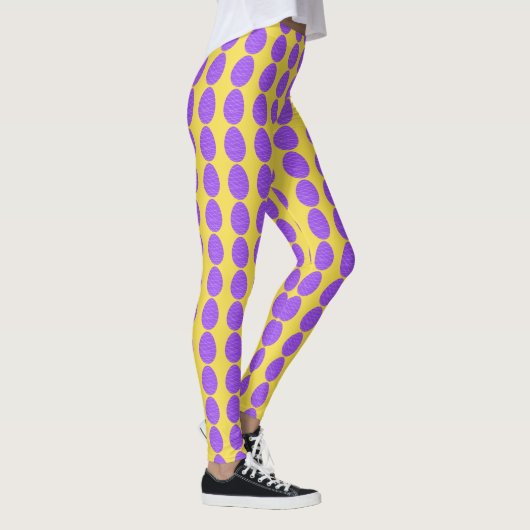 Lila Ostereier Leggings (Rechts)
