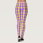 Lila Ostereier Leggings (Rückseite)