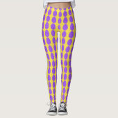 Lila Ostereier Leggings (Vorderseite)