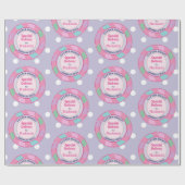 Lila Osterhasen Sonderlieferung Rosa Glitzer Geschenkpapier (Flach)