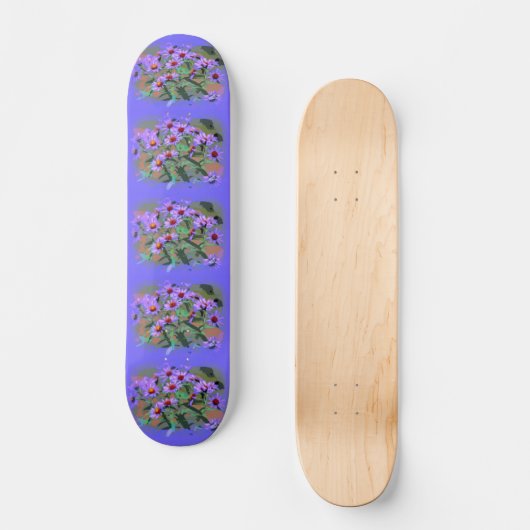 lila Osterskateboard Skateboard (Vorderseite)