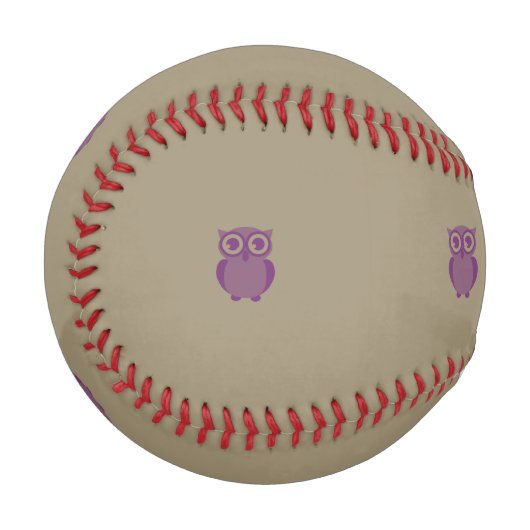Lila Owl Baseball (Vorderseite Links)