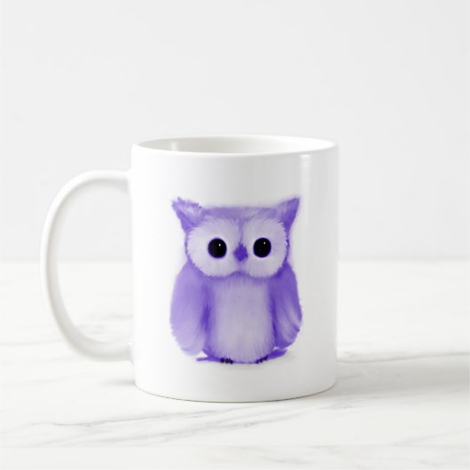 Lila Owl Coffee Tasse (Links)